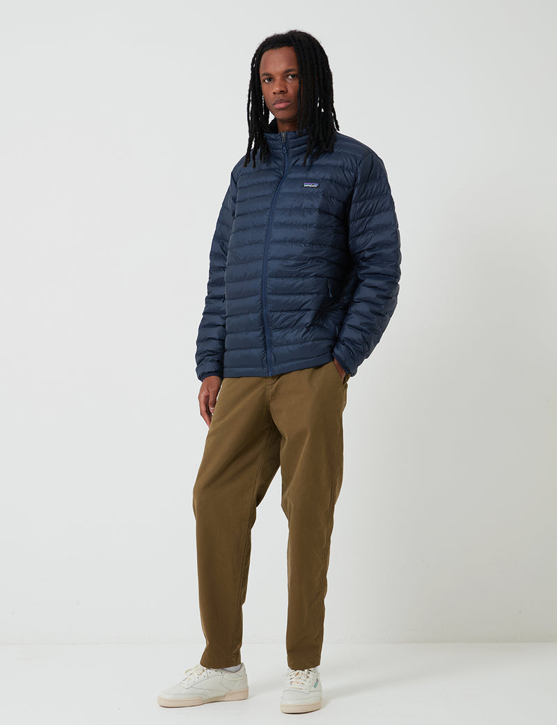 Patagonia Down Sweater Jacket - Navy Blue w/Navy Blue