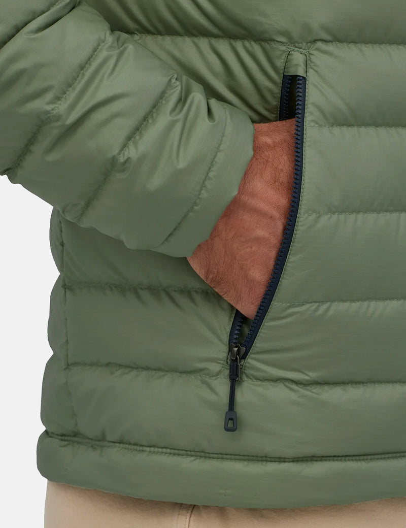 Patagoniaダウンセーター-セッジグリーン