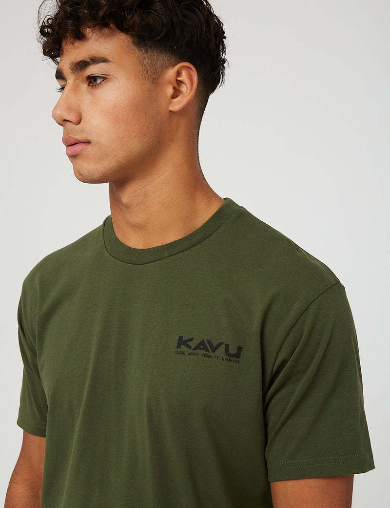 Kavu Klear Above Etch Art T-Shirt - Green
