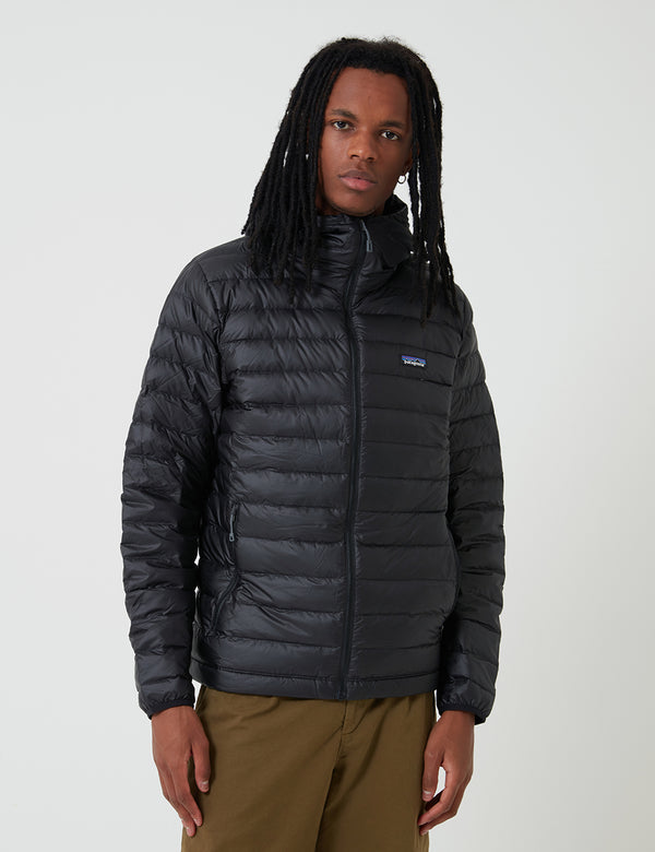 Patagonia Daunenpullover Hoody - Schwarz