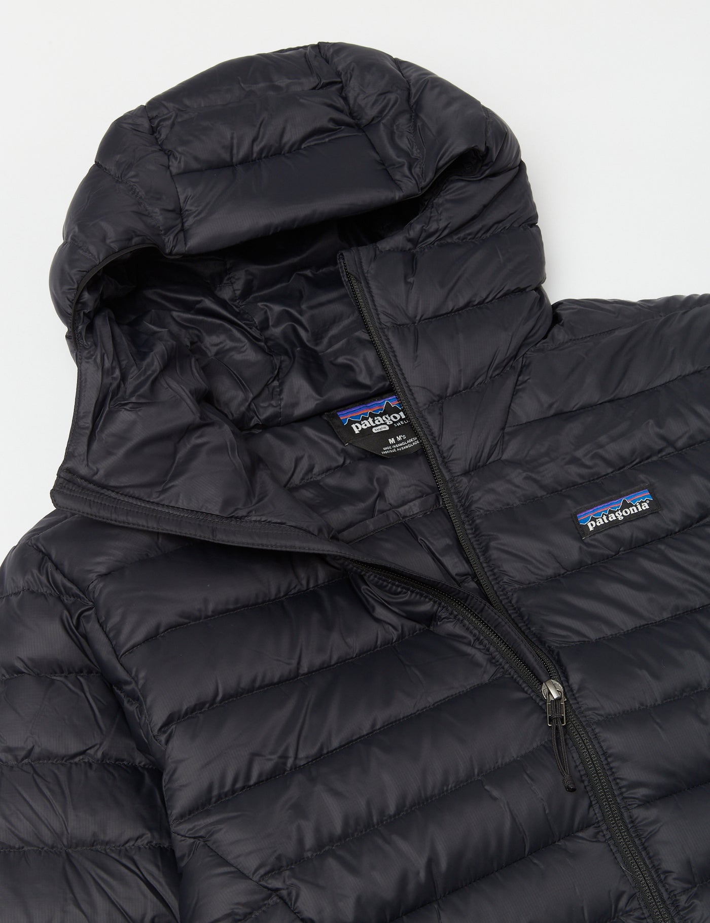 Patagonia down hoody black deals
