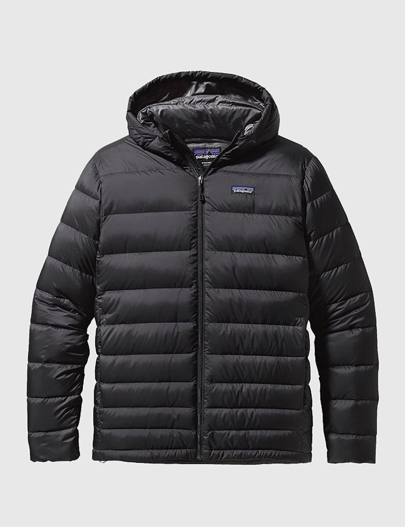 Patagonia Hi Loft Down Hooded Jacket - Black