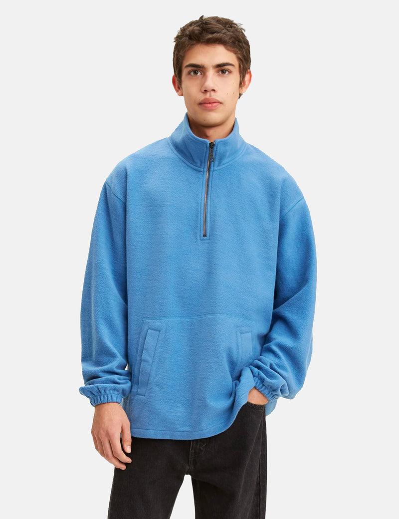Levis Skate Quarter Zip 3 - Riverside Blue