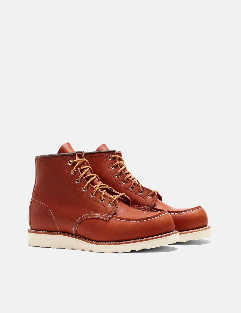Red Wing Heritage Work 6" Moc Toe Boots (875) - Tan
