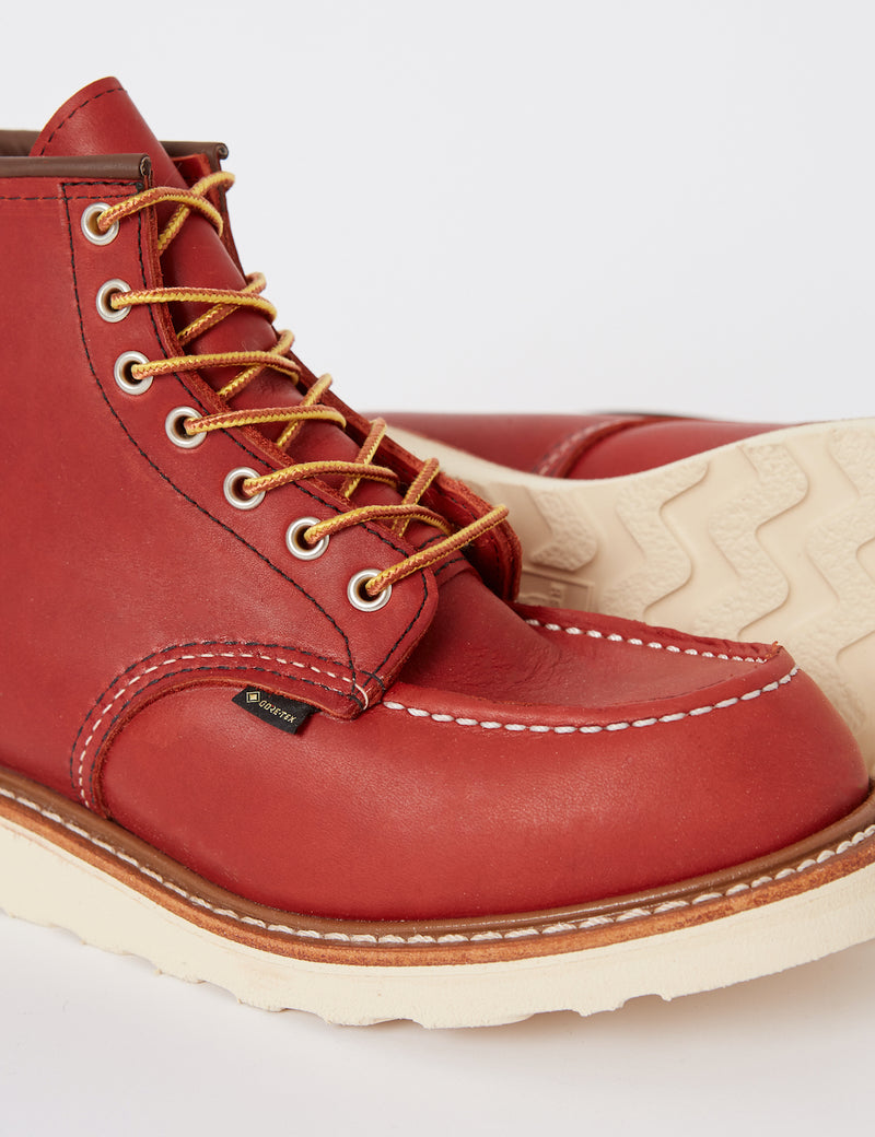 Red Wing Heritage 6"Moc Toe Gore-Tex Boots（8864）-Russet Taos Brown