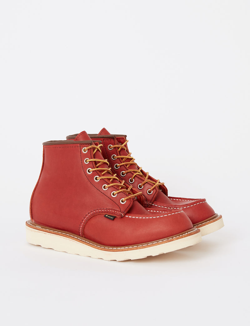 Red Wing Heritage 6"Moc Toe Gore-Tex Boots（8864）-Russet Taos Brown