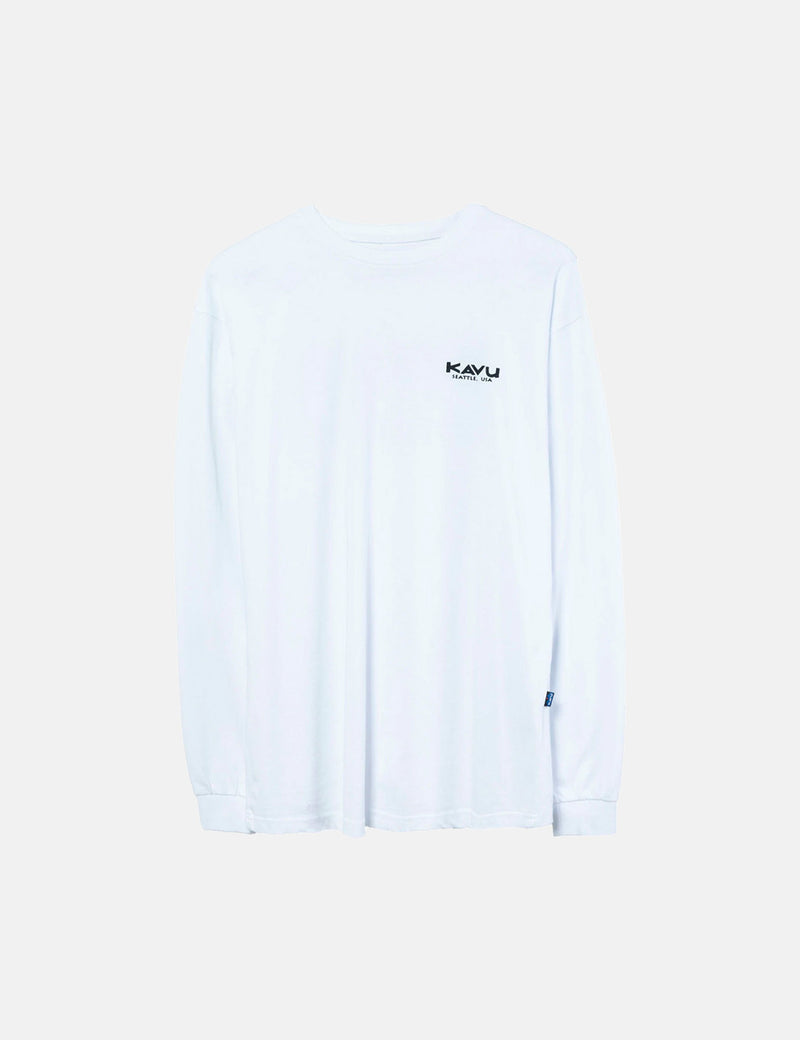 T-Shirt à Manche Longue Kavu Klear Above - Blanc
