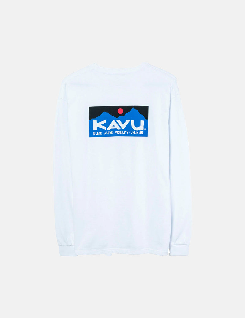 T-Shirt à Manche Longue Kavu Klear Above - Blanc