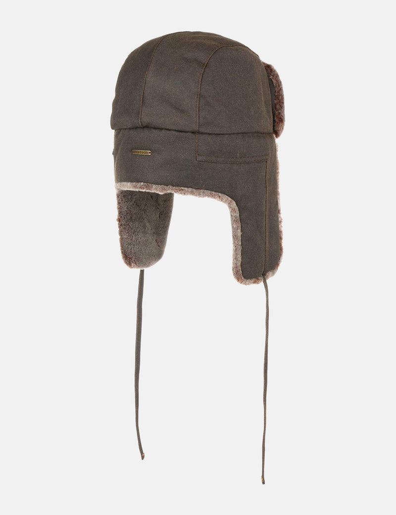 Stetson Aviator Trapper Hat (Cotton) - Brown