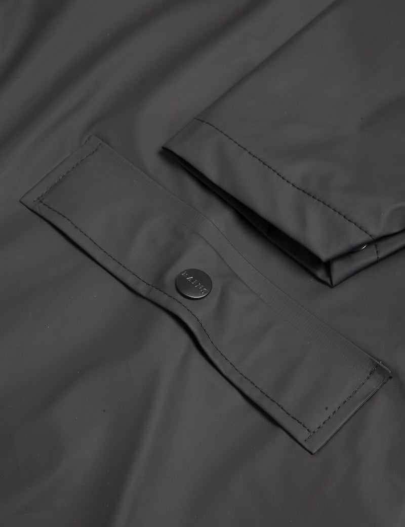 Rains Long Jacket - Black