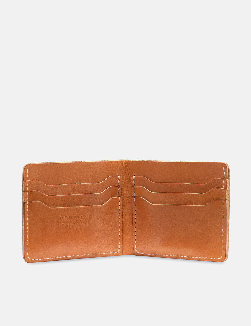 Red Wing Bi-Fold Dual Card Wallet - London Tan