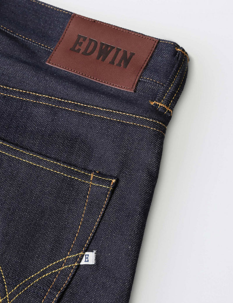 Edwin ED-80 63 Rainbow 12.8oz Selvage Jeans - Unwashed