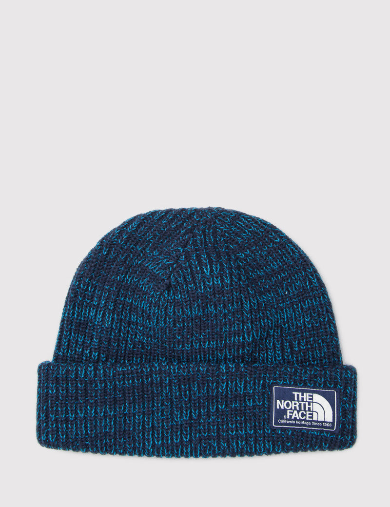 North Face Salty Dog Beanie Hat - Cosmic Blue