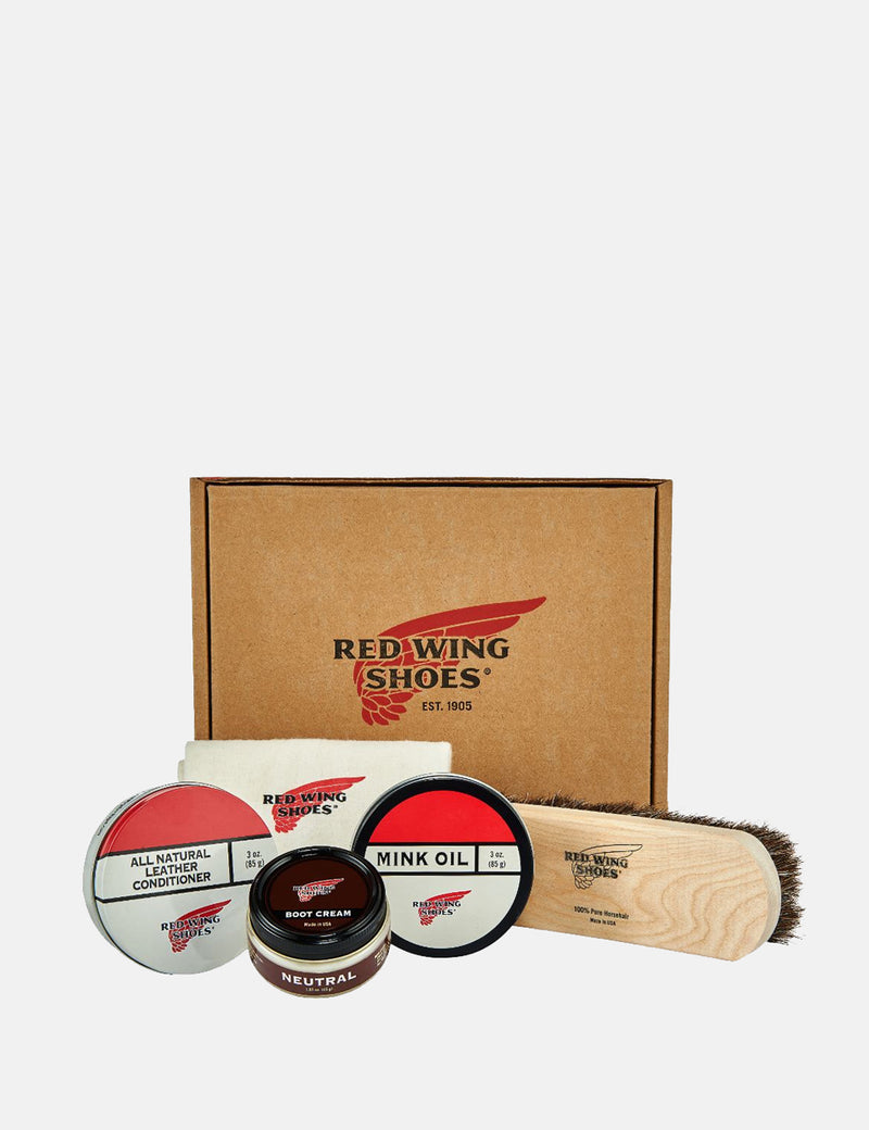 Trousse d'entretien pour bottes et chaussures en cuir Red Wing
