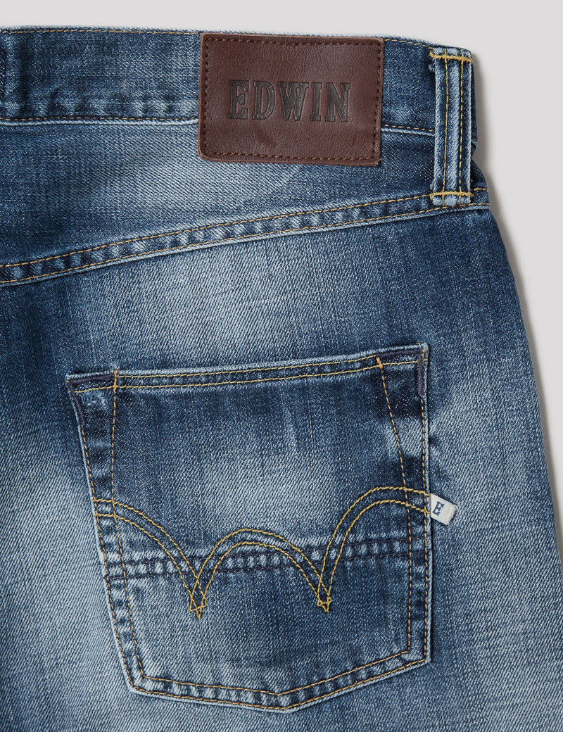 Edwin ED-55 Relax Tapered 12oz - Blue Break Used