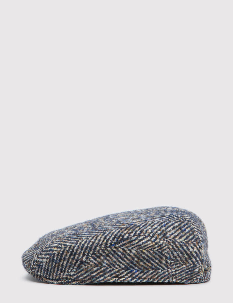 Stetson Madison Herringbone Hat - Brown/Navy