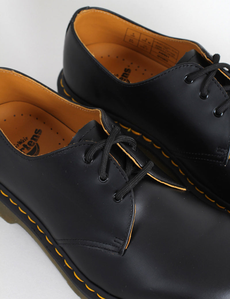 Dr Martens 1461 Shoes - Black Smooth