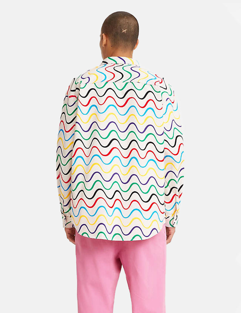 Chemise tissée à manches longues Levis Skate - Zig Zag