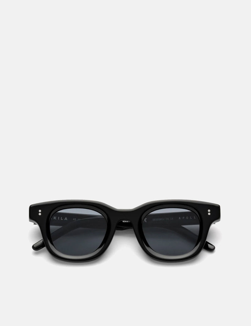 Akila Apollo Sunglasses - Black/Black Lens