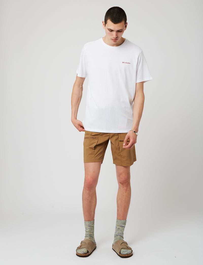 Columbia High Dune II Grafik-T-Shirt – Weiß True Direction