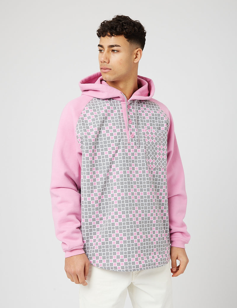 Sweat à capuche Levis Skate Popover - Gris/Rose