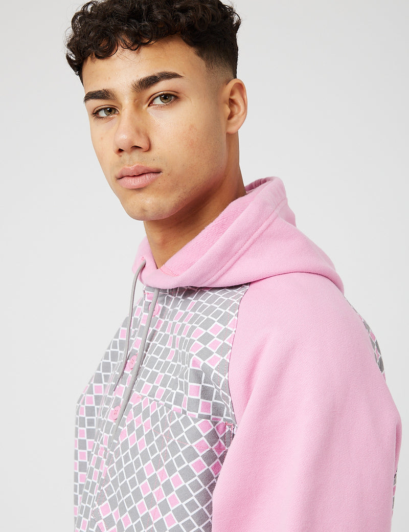 Sweat à capuche Levis Skate Popover - Gris/Rose