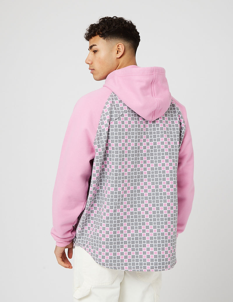 Sweat à capuche Levis Skate Popover - Gris/Rose