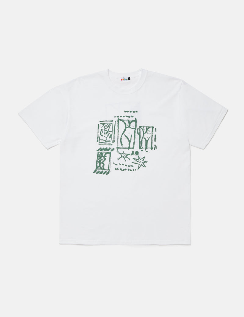 SCRT Abstraction T-Shirt - White