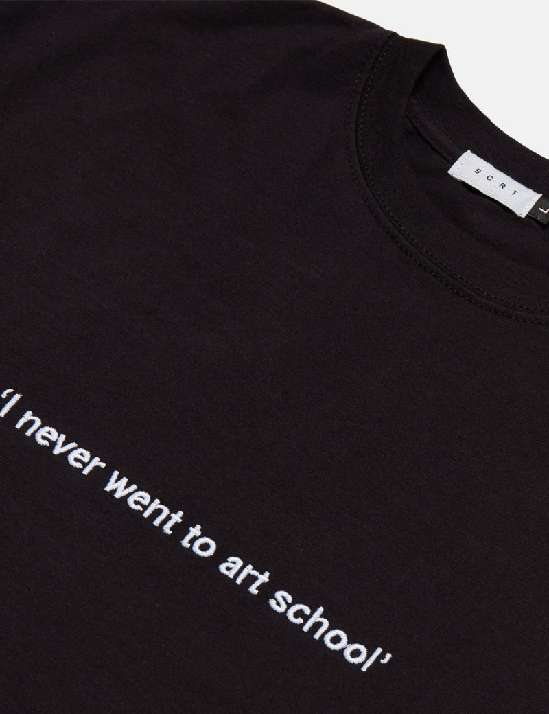 T-Shirt SCRT Art School - Noir