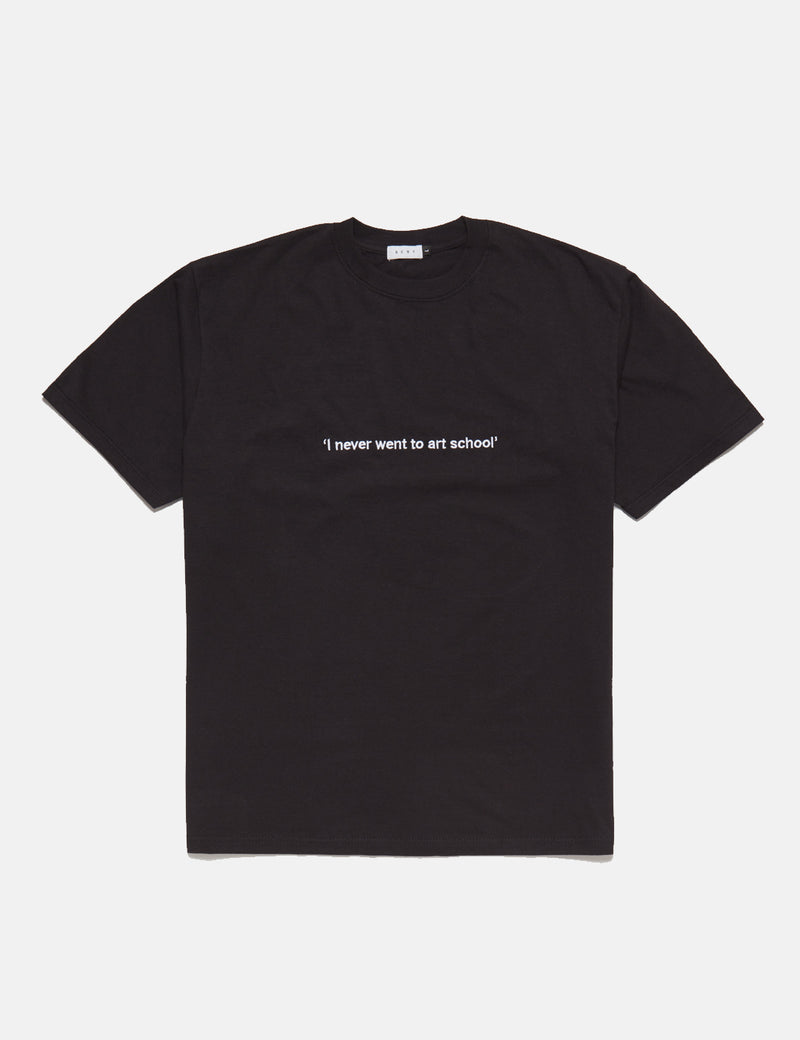 SCRT 아트 스쿨 티셔츠-블랙