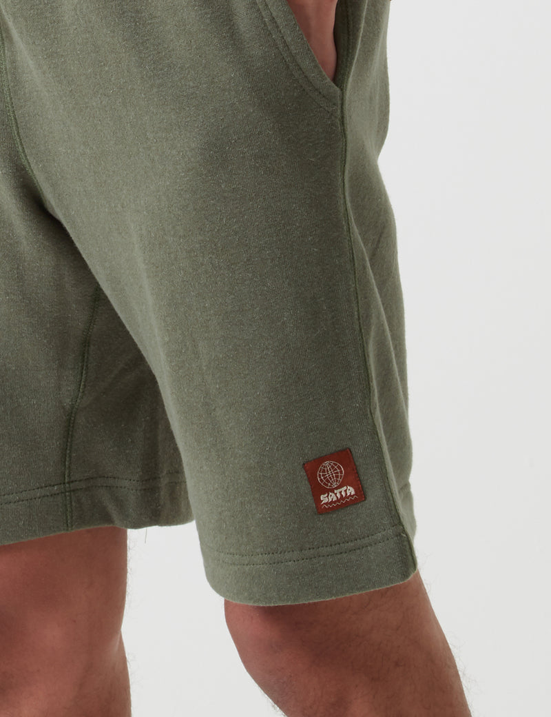 Satta Asana Shorts - Emerald Green