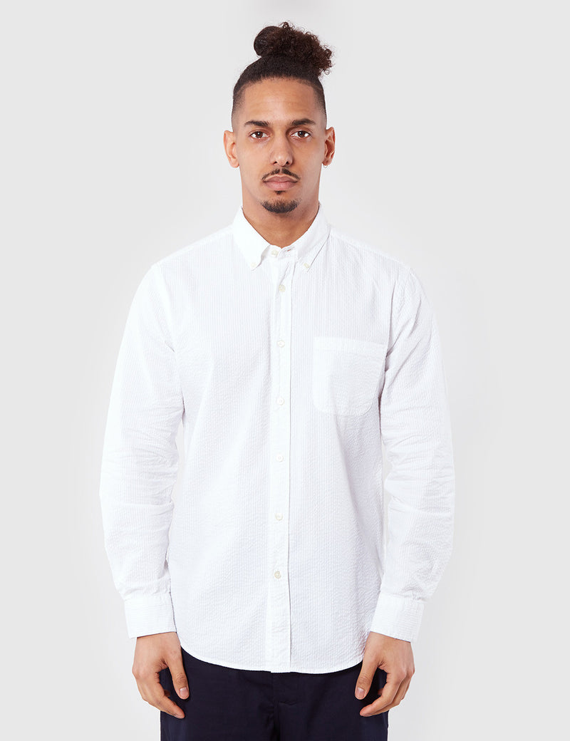 Portuguese Flannel Atlantico Shirt - White