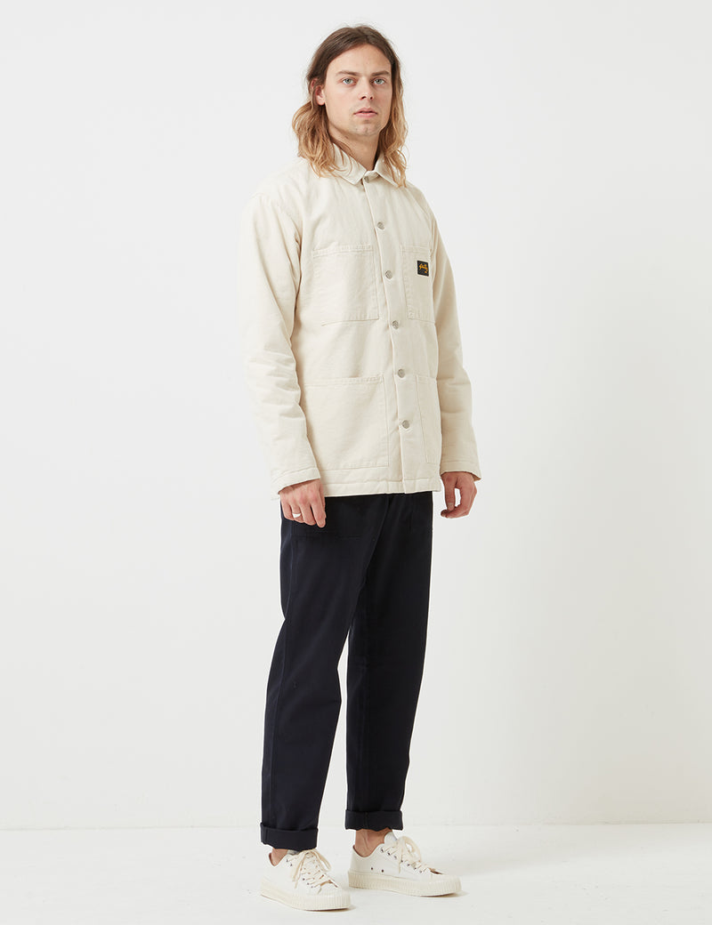 Stan Ray Shop Jacket (Sherpa Lined) - Natural Drill