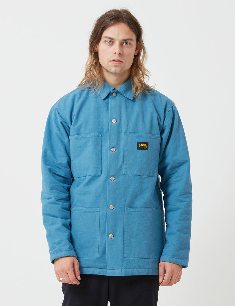 Stan Ray Shop 재킷 (Sherpa Lined)-Garage Blue