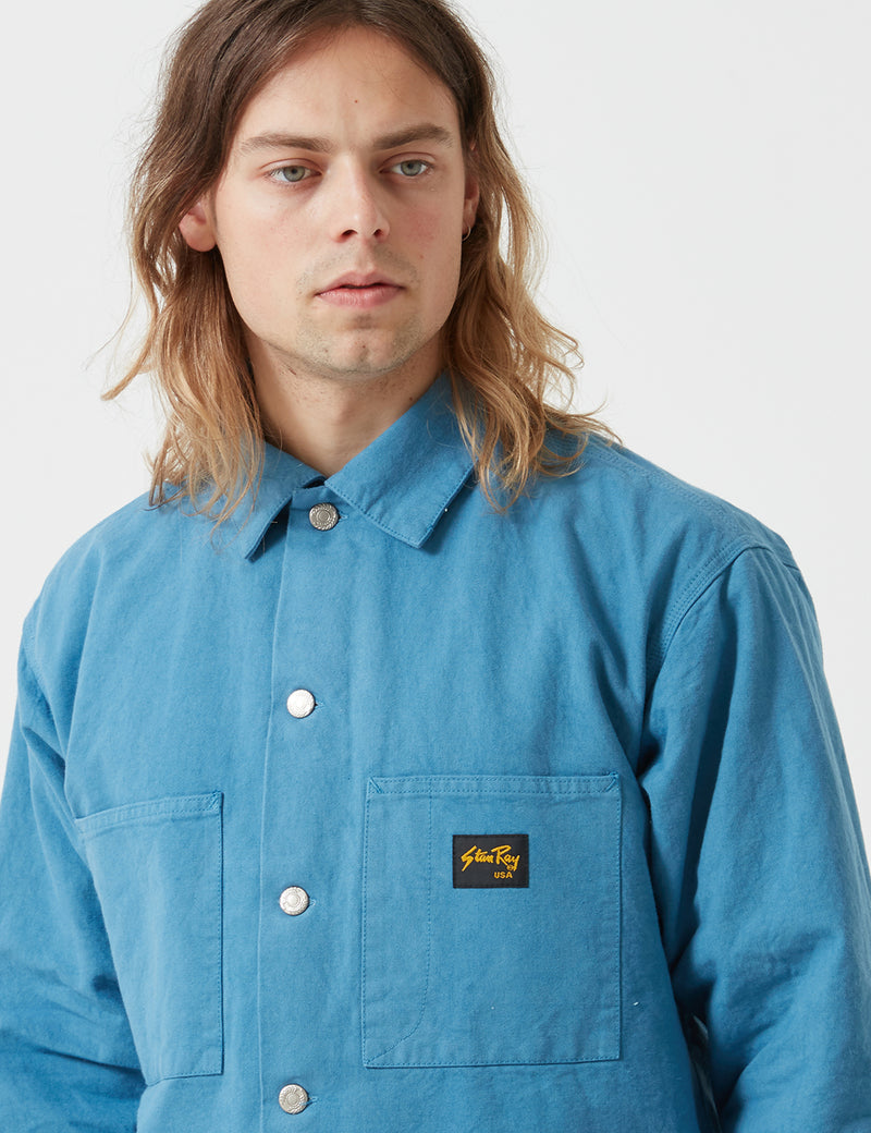 Stan Ray Shop Jacket (Sherpa Lined) - Garage Blue