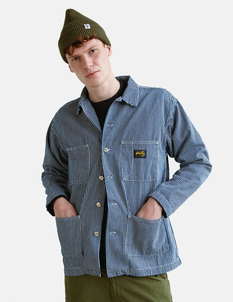 Stan Ray Shop Jacket - Vintage Hickory Blue
