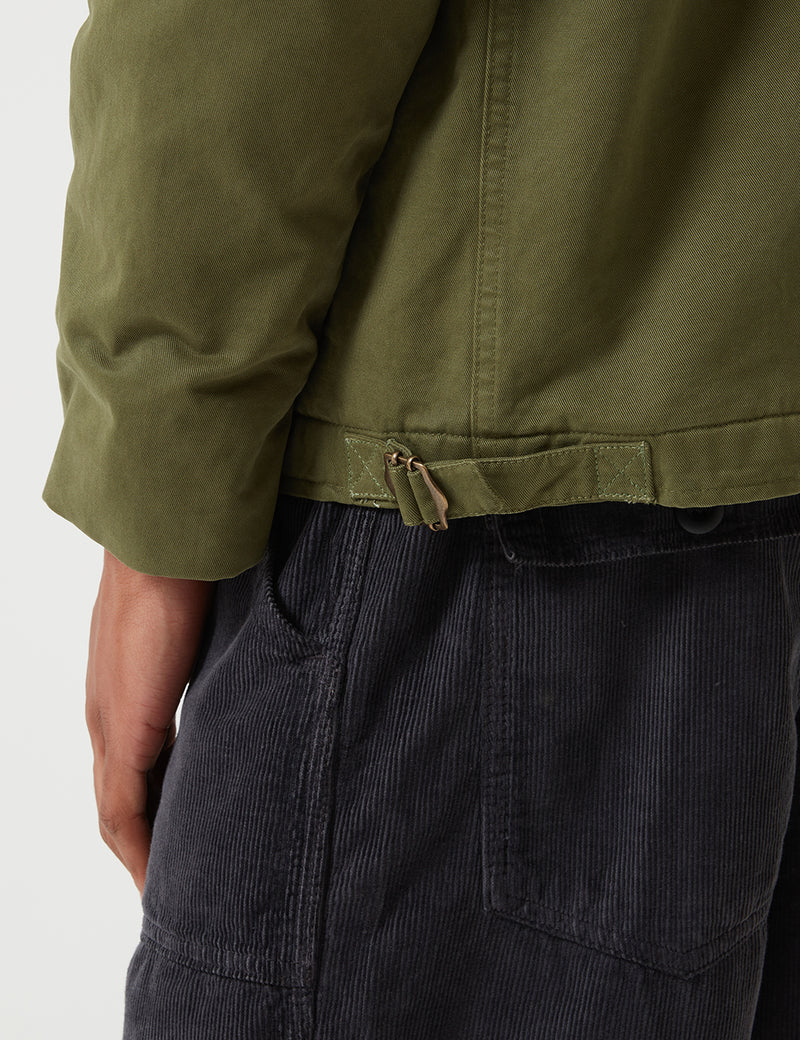 Stan Ray A2 Deck Jacket - Olive Green Twill