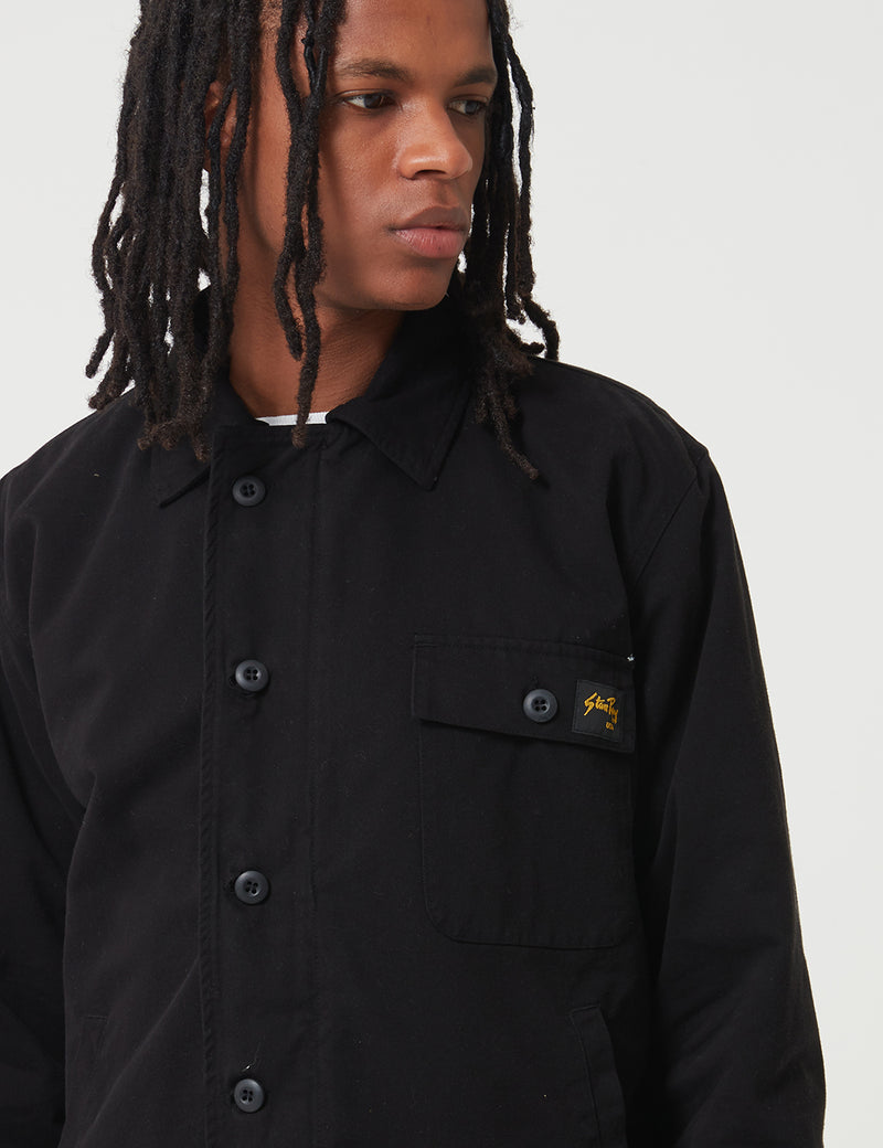 Stan Ray A2 Deck Jacket - Black Twill