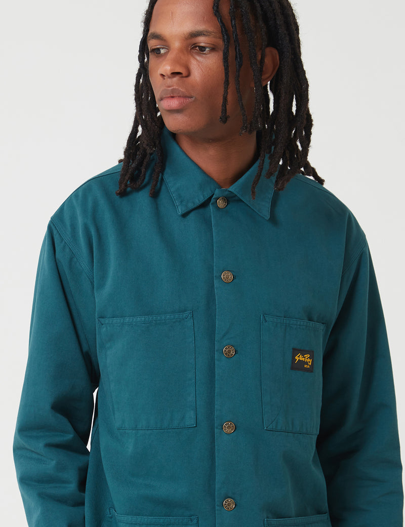 Stan Ray Lined Shop Jacket - Carbon Green
