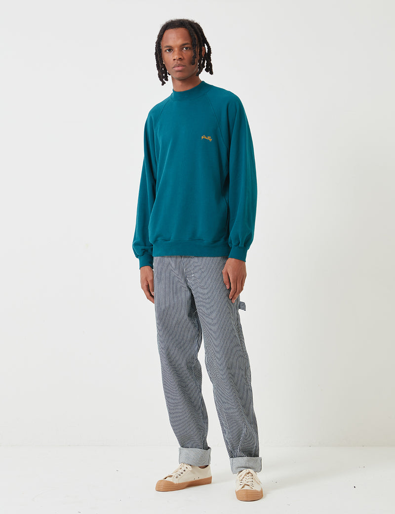 Stan Ray Roll Neck Sweat - Carbon Green
