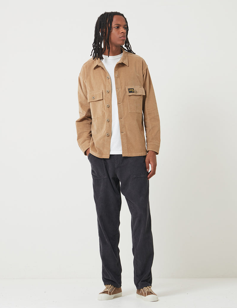 Stan Ray Cord CPO Shirt - Khaki