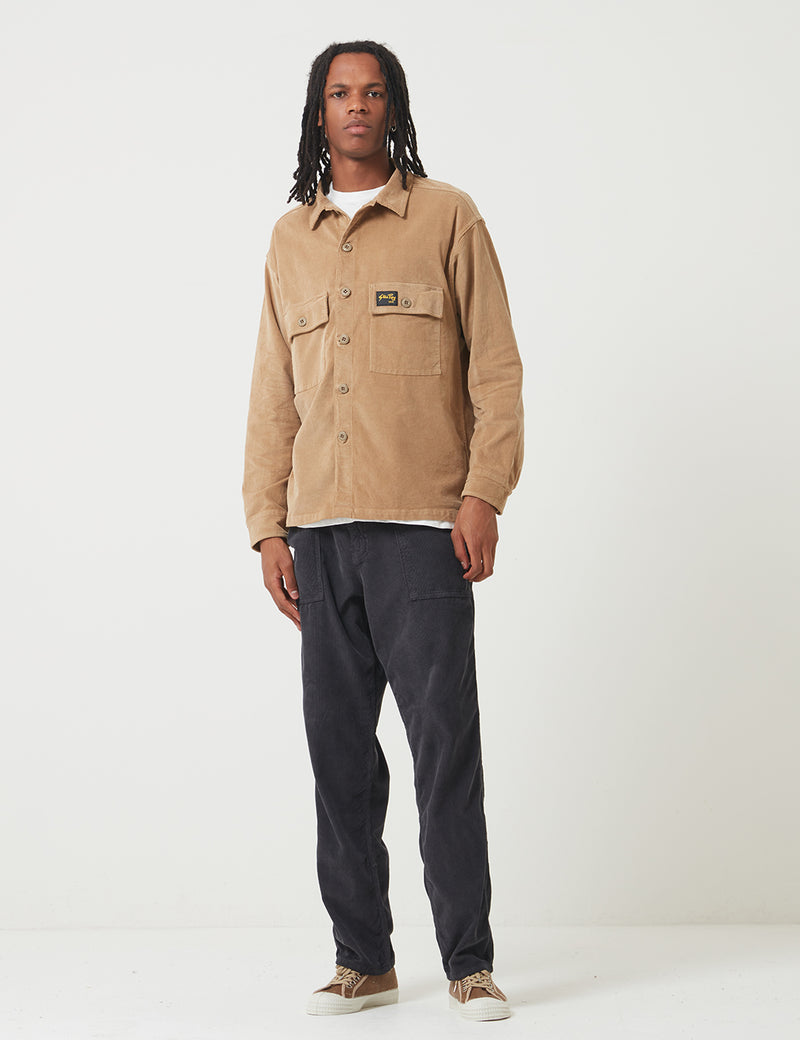 Stan Ray Cord CPO Shirt - Khaki