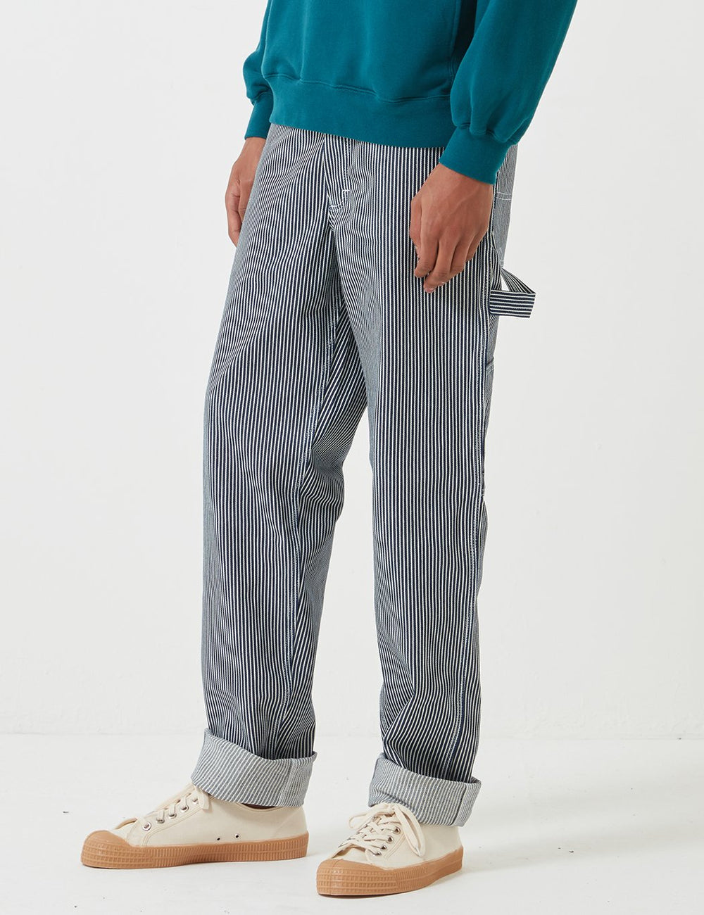 Striped painters hotsell pants