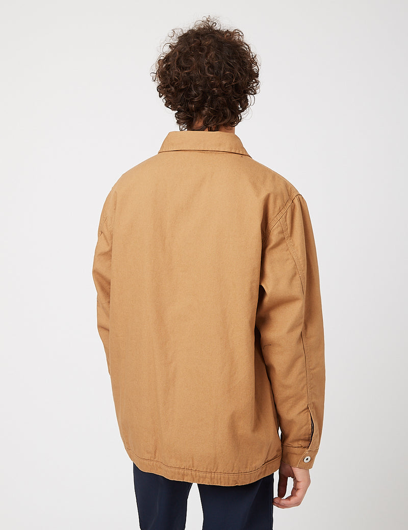 Stan Ray Lined Barn Coat - Washed Brown Duck