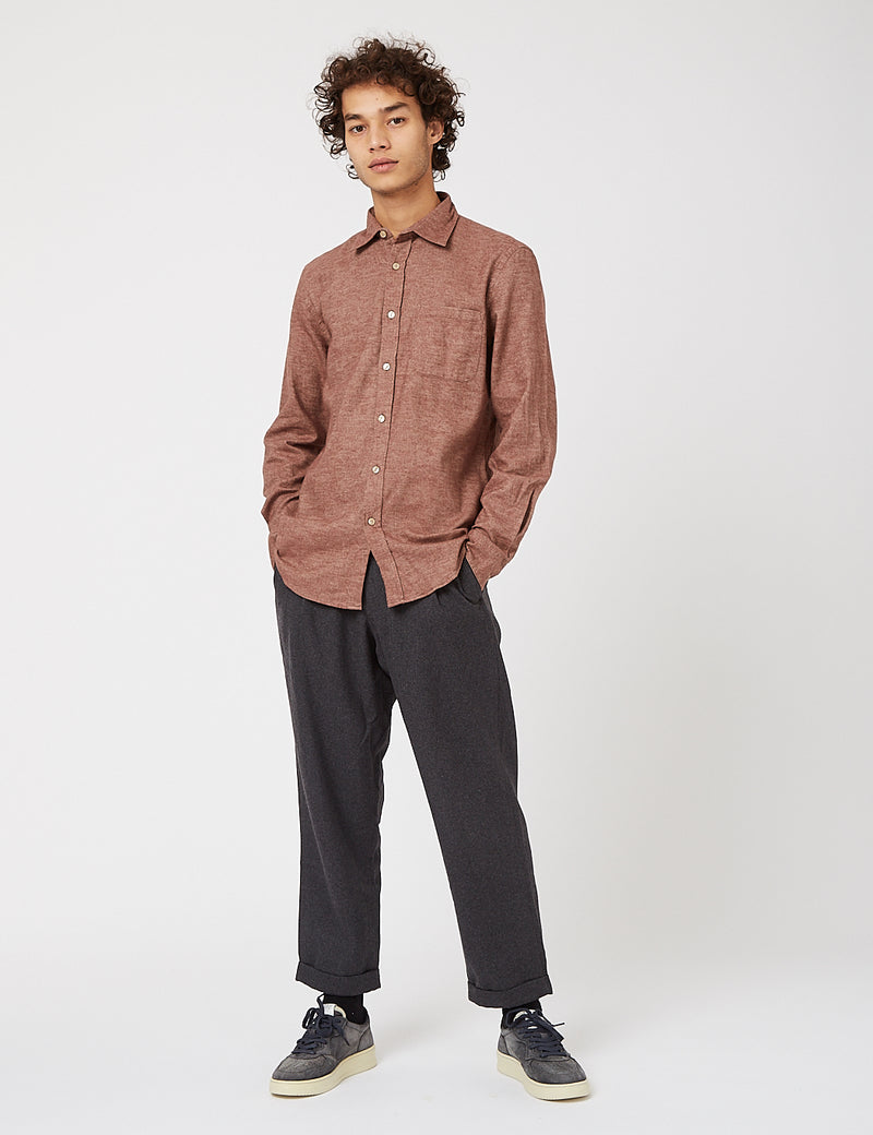 Portuguese Flannel 테카 셔츠-시나몬