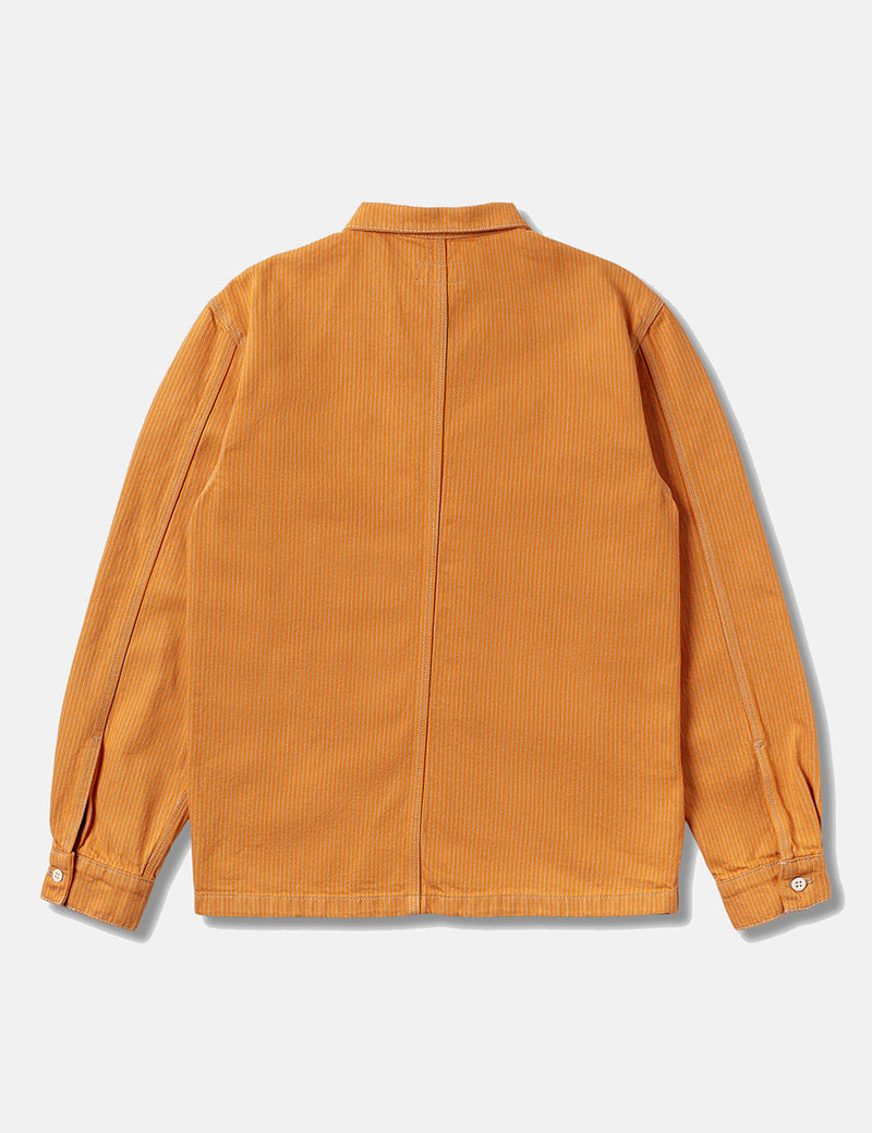 Stan Ray Gefängnishemd - Orange/Khaki Hickory