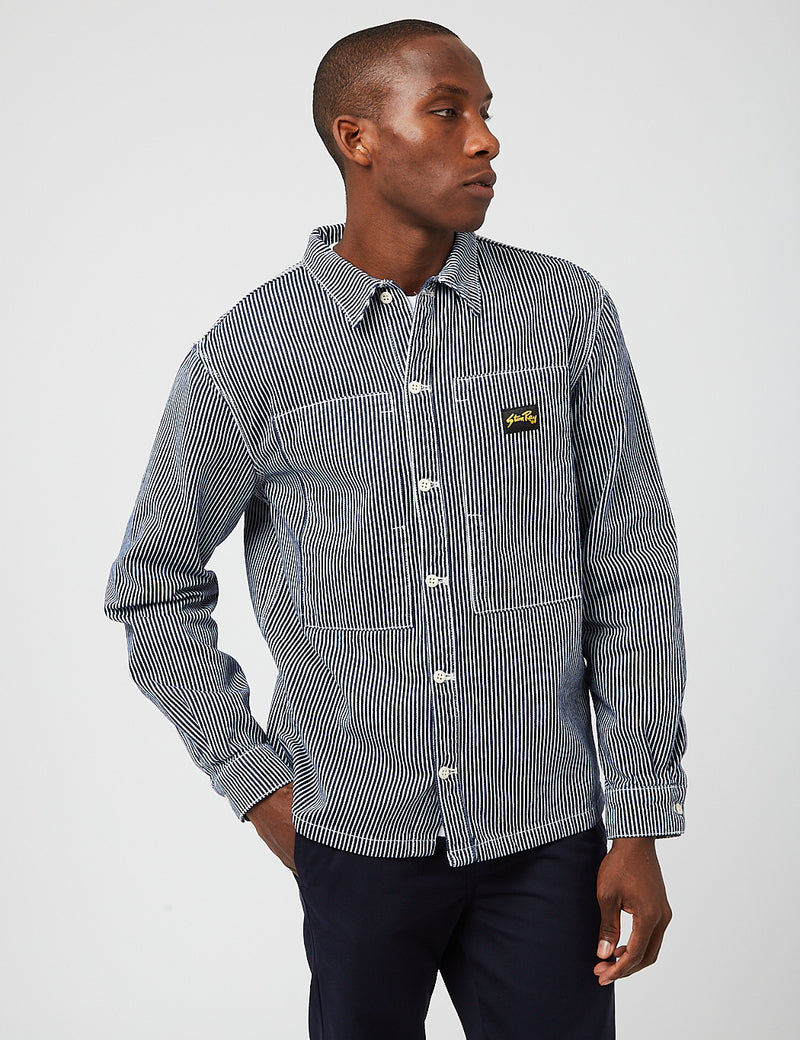 Chemise Prison Stan Ray - Bleu Hickory One Wash