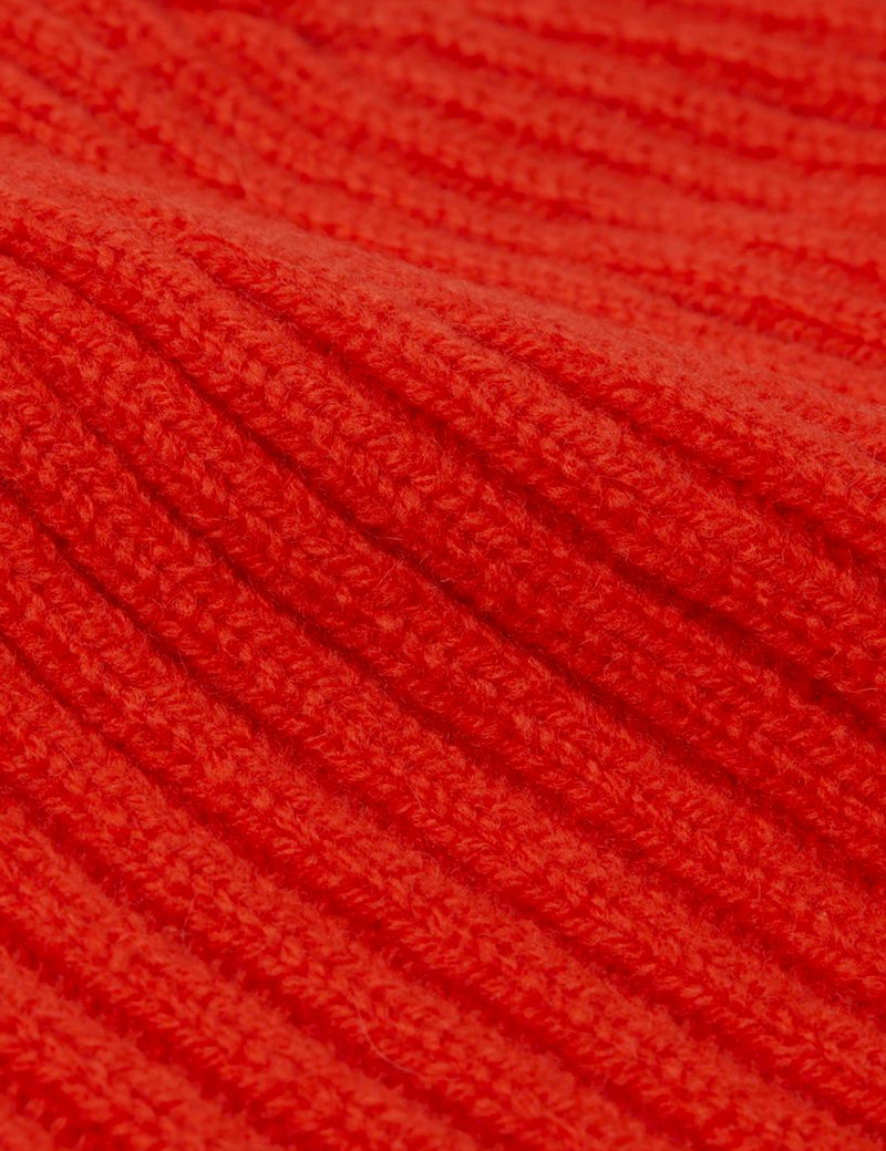 Bonnet en Laine d'Agneau Wax London - Blaze Red