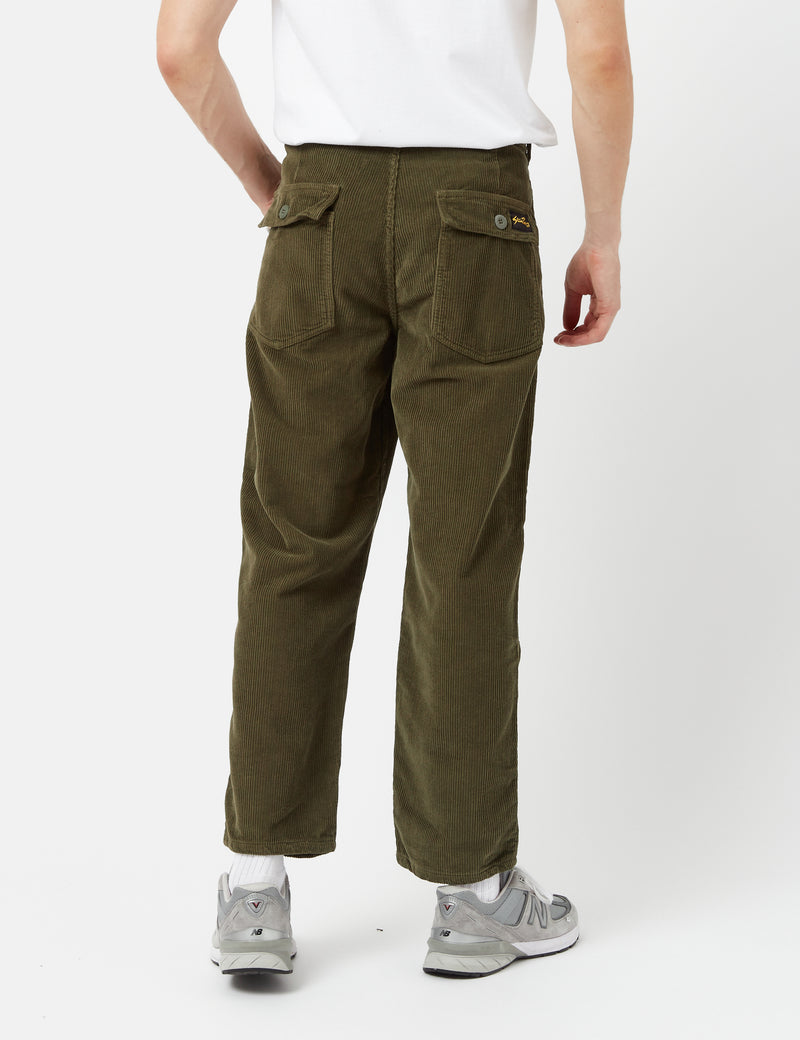 Stan Ray Fat Pant (Relaxed/Cord) - Olive Green