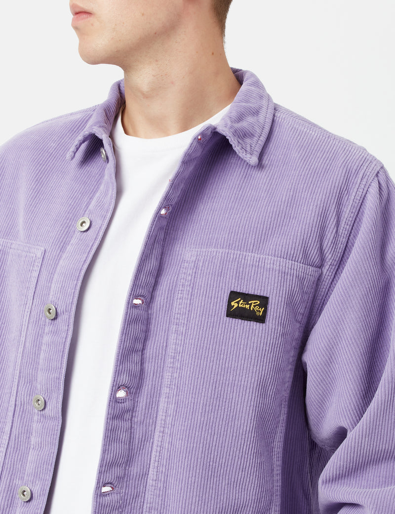 Stan Ray Winter Box Jacket (Cord) - Mauve Violet